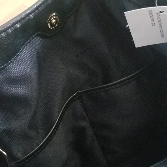 COACH Edie Shoulder Bag In Signature Jacquard - Picture 9 of 14